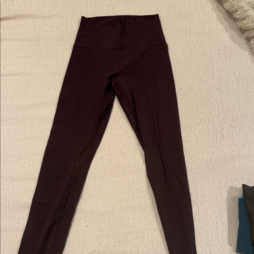 Lululemon Burgundy Leggings